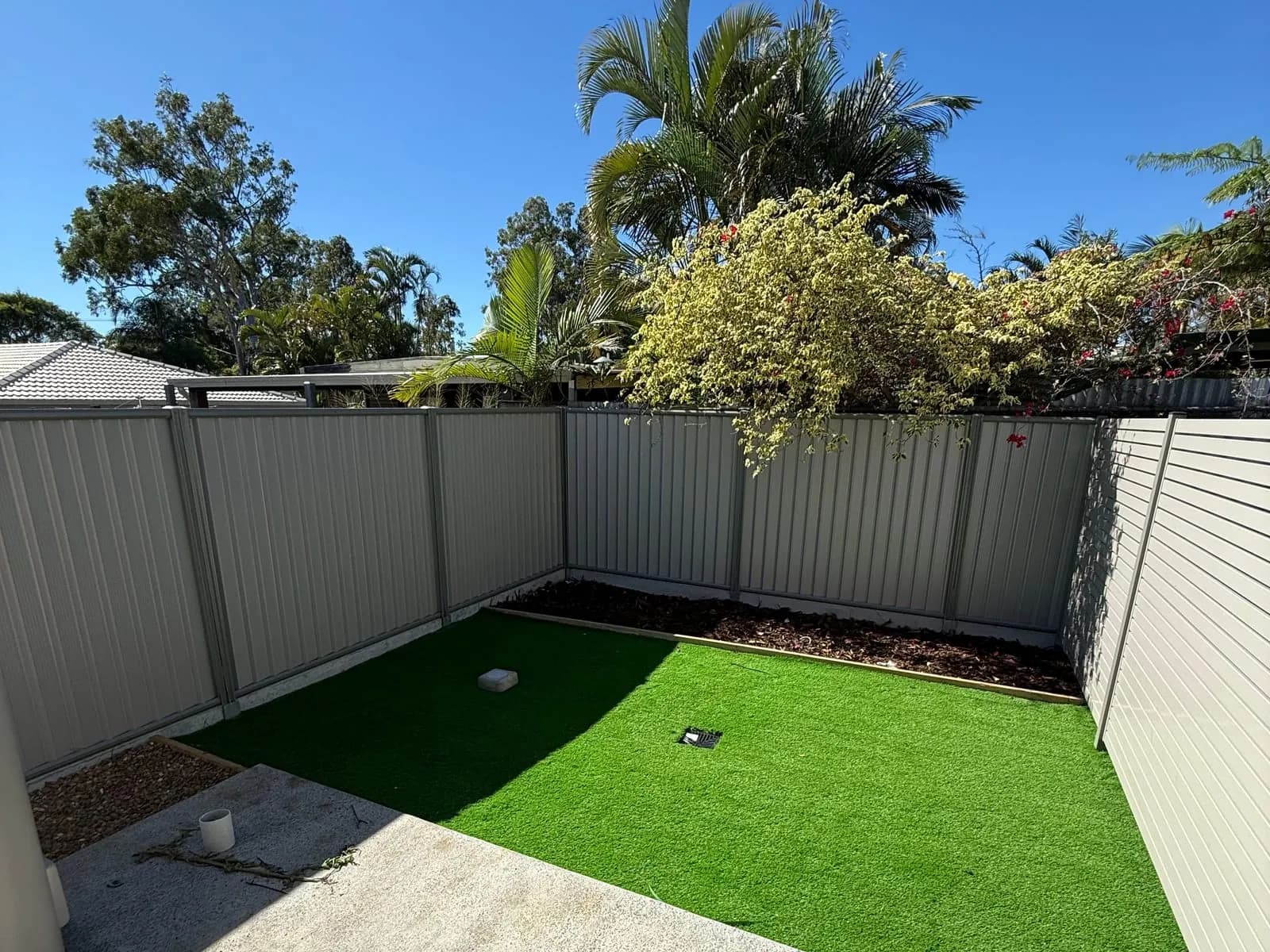 Private courtyard at our Ormiston SIL unit